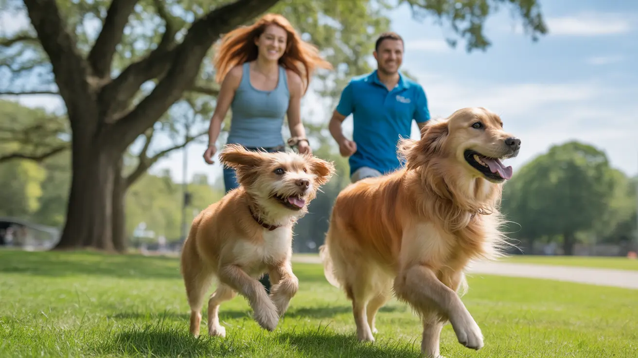 Community members walking with pets at the Walk for Animals 2025 charity event in San Diego