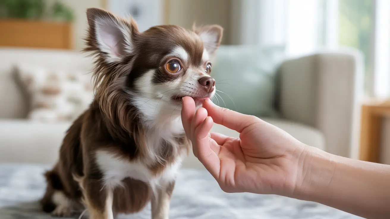 Guía color encías perro