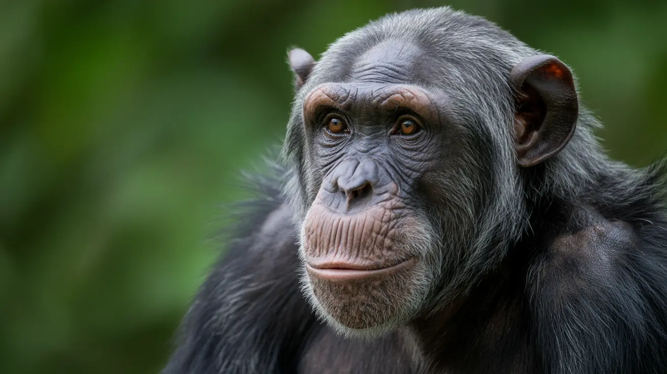 Close-up of a thoughtful dog gazing with attentive eyes