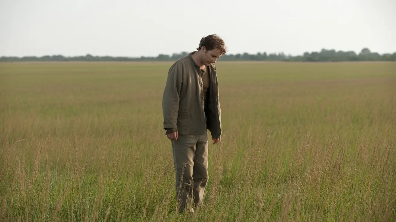 A concerned person holding a cat with an animal shelter building in the background