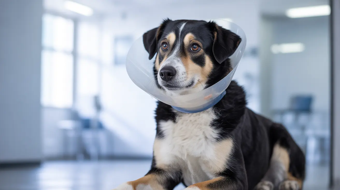 Veterinarian examining a dog at an emergency animal hospital in Portland