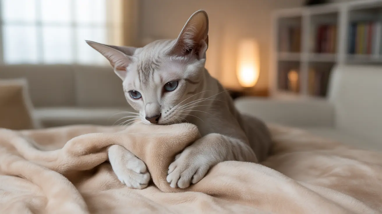 猫が毛布を吸う理由とは？よく見られるこの行動の意味と心理を解説