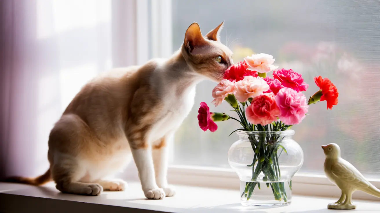 Comprendiendo la toxicidad del clavel en gatos
