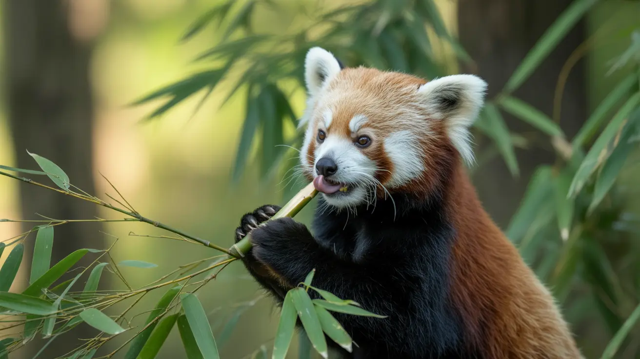 A cute wild animal with fluffy fur and big eyes in a natural habitat