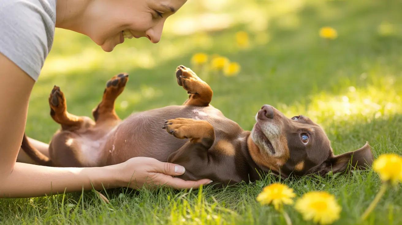 犬がお腹を撫でられるのが好きな理由―そのかわいらしい行動の科学的背景