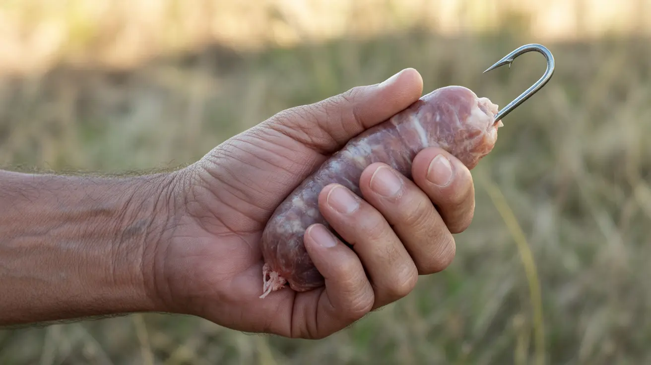 Evidence of tampered dog treats with hidden razor blades and fish hooks