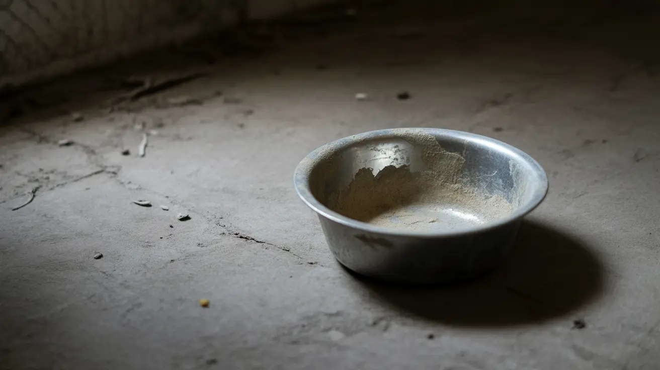 Police investigation scene related to animal cruelty case involving multiple dogs