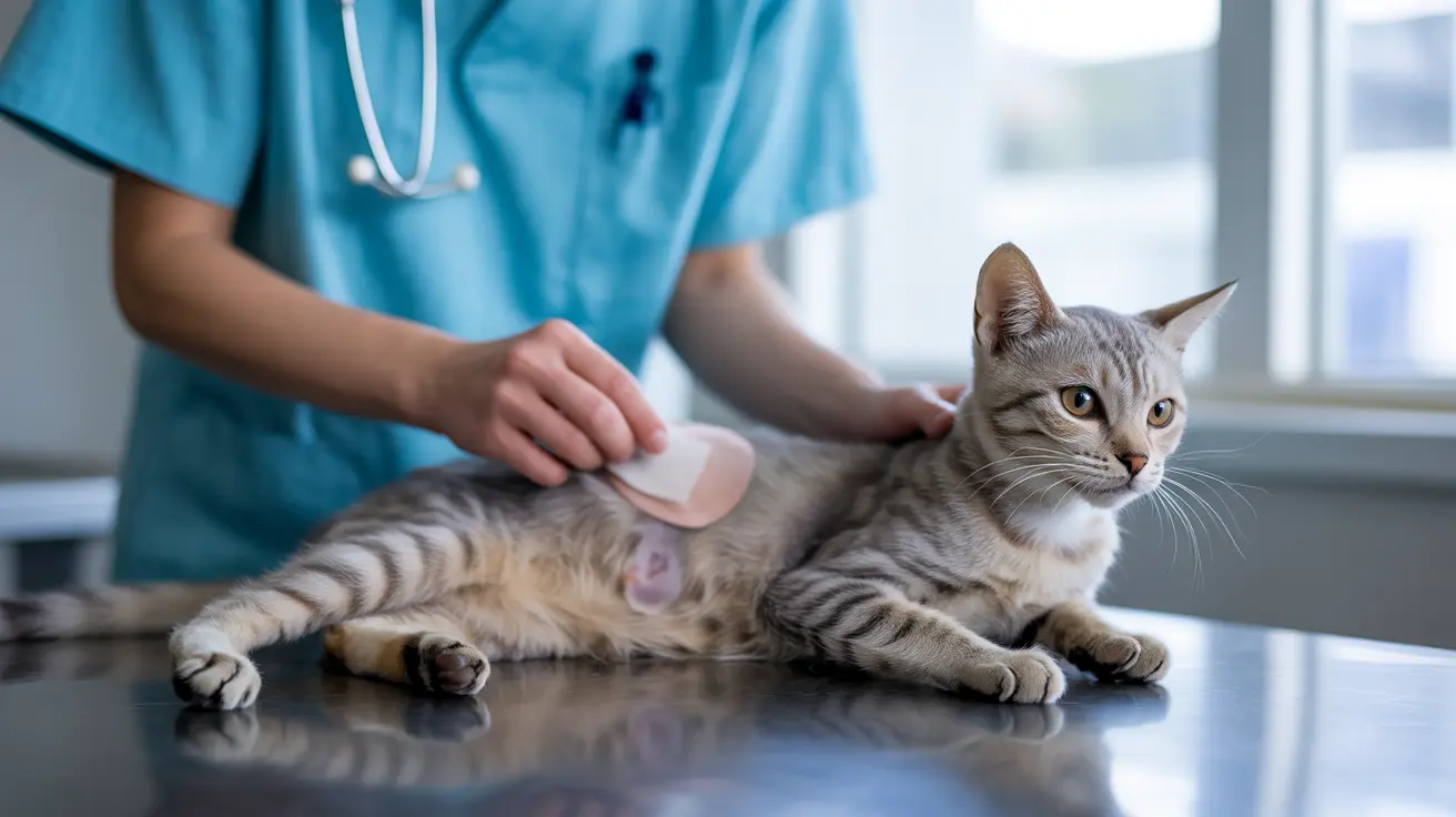 Maltrato animal en Waterbury (CT): gato con brida en el abdomen rescatado