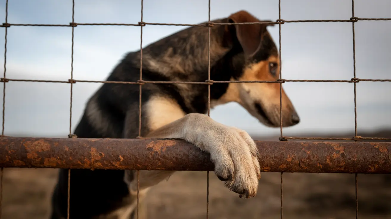 Rescued animals receiving medical care during Dallas County animal rescue operation