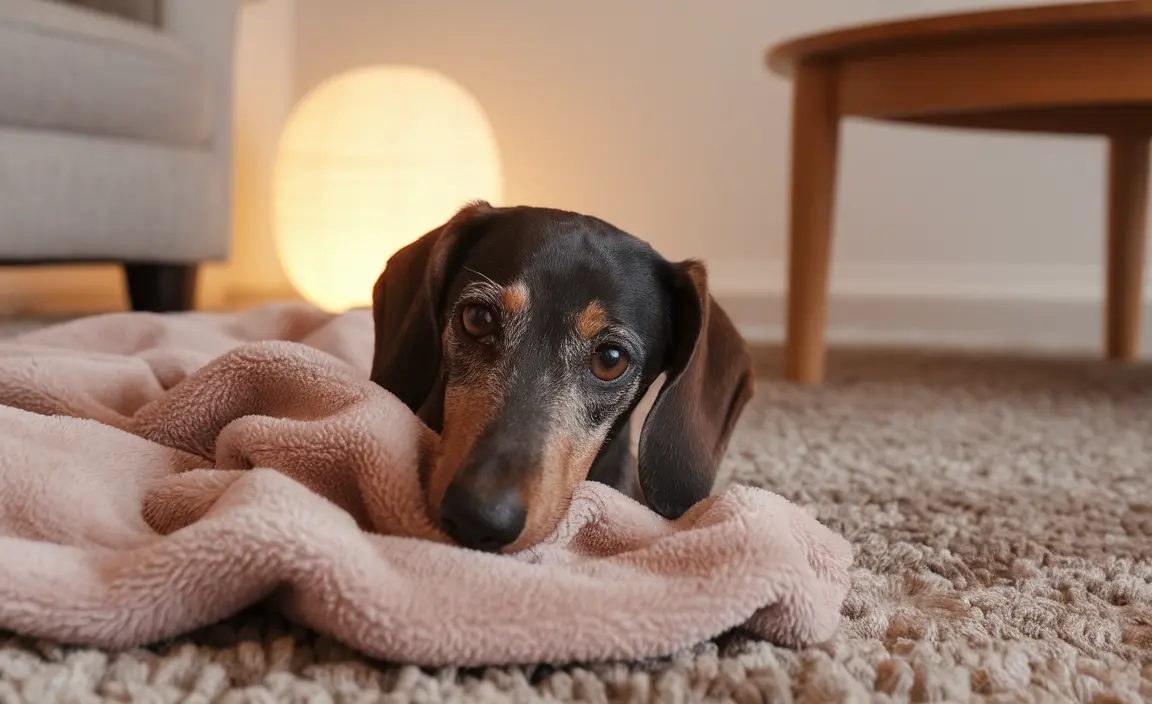 犬がご飯に毛布をかけるのはなぜ？犬の本能と行動心理を解説