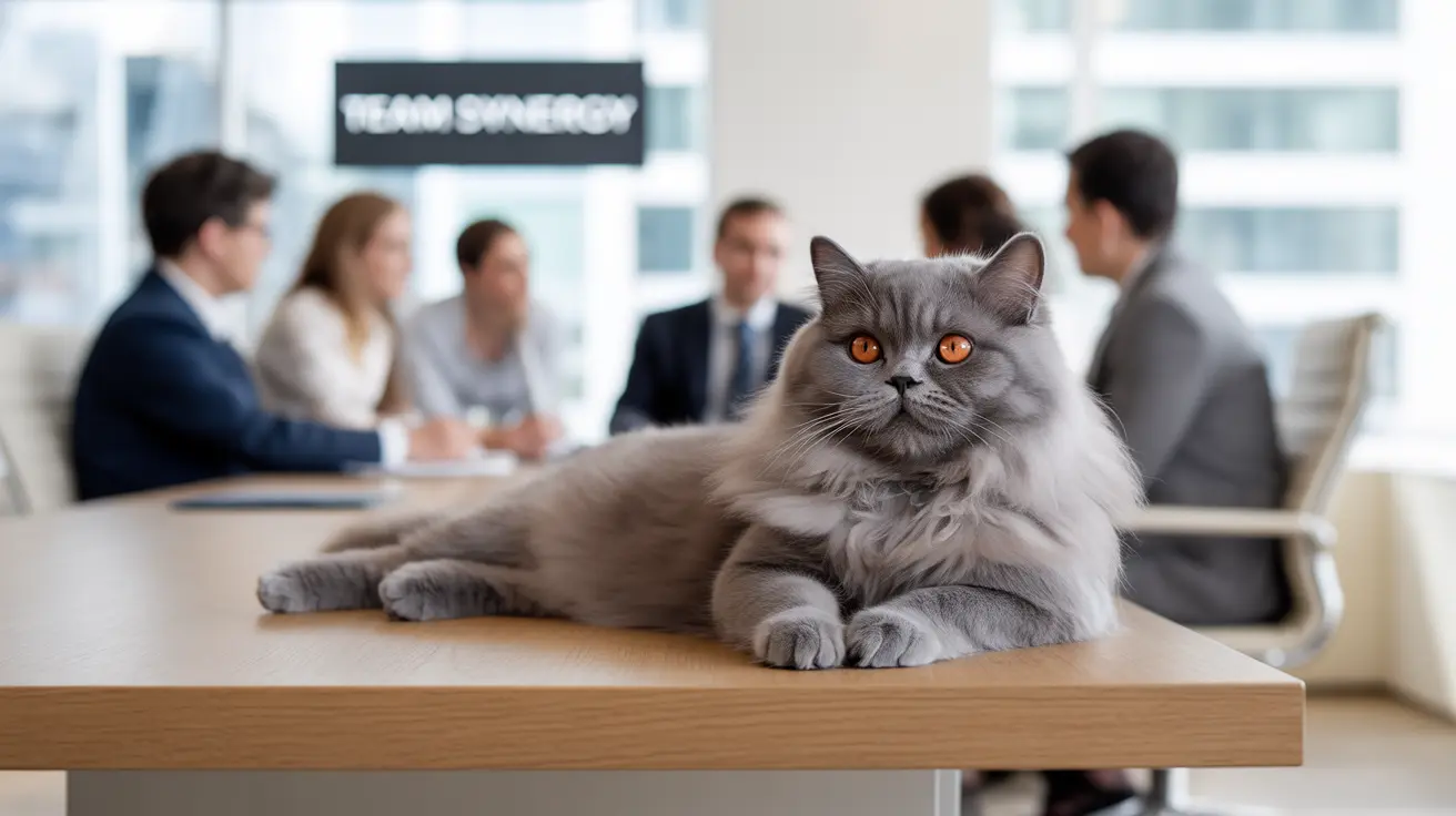 Los beneficios de tener gatos en la oficina