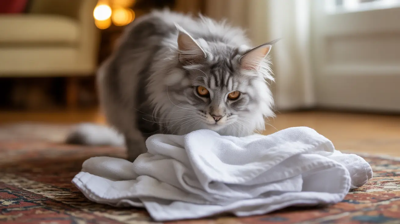 Entendiendo por qué mi gato orina en la ropa