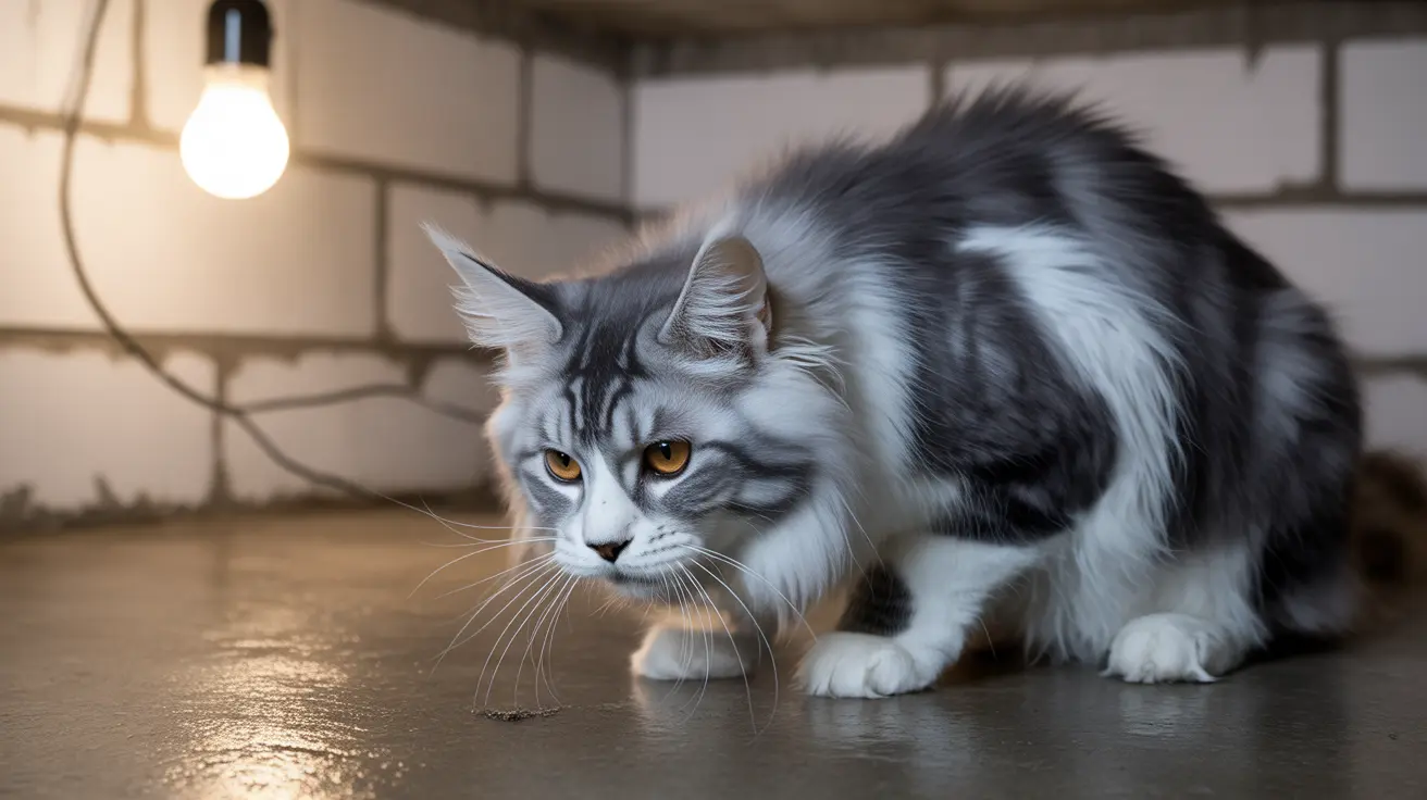 Causas comunes del olor a orina de gato en sótanos