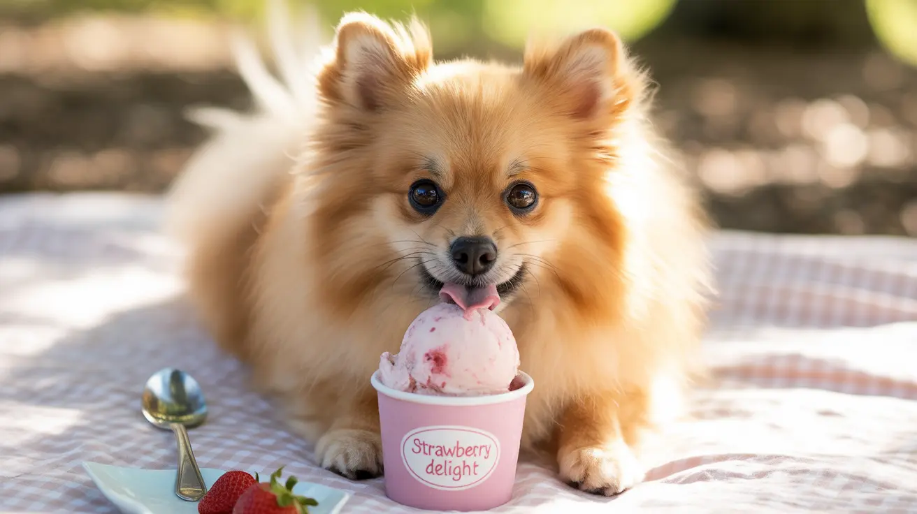 Entendiendo los riesgos del helado de fresa para perros
