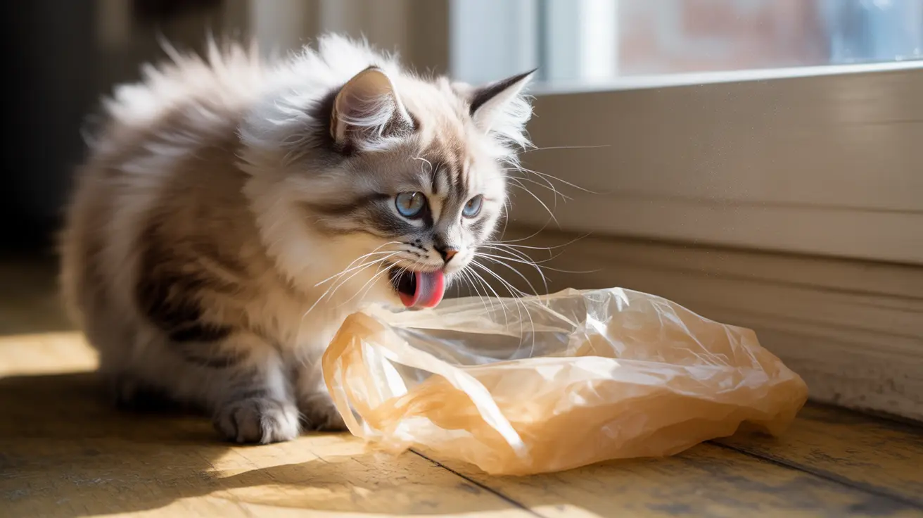 Pourquoi mon chat lèche-t-il le plastique ? Causes, risques et conseils