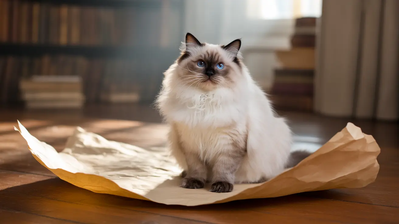 Por que gatos sentam no papel? Entenda o comportamento felino