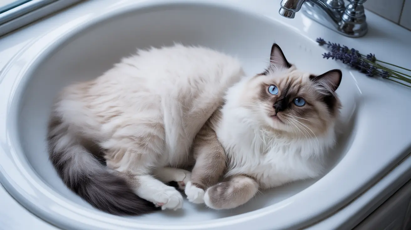 Pourquoi mon chat dort dans le lavabo : explications et solutions