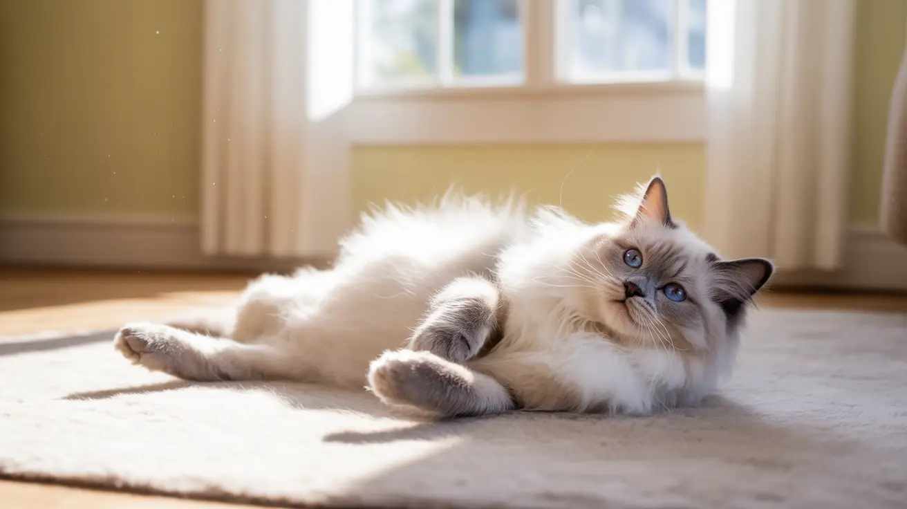 ラグドール猫：独特な寝相と性格の魅力完全ガイド