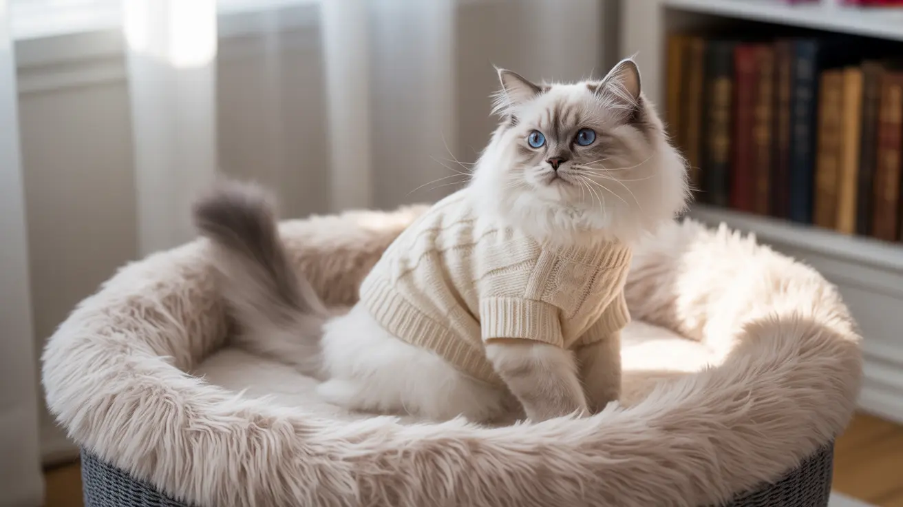 Gatos podem usar roupas? Benefícios, riscos e alternativas