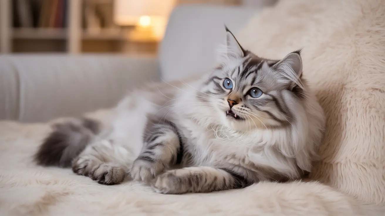 Diferencia entre babeo normal y anormal en gatos