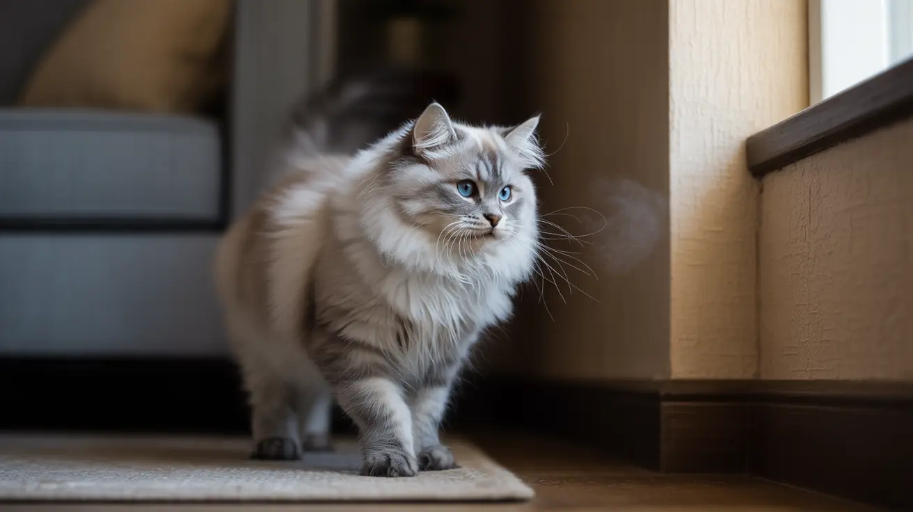 Motivos del marcaje en gatas: por qué mi gata orina por la casa