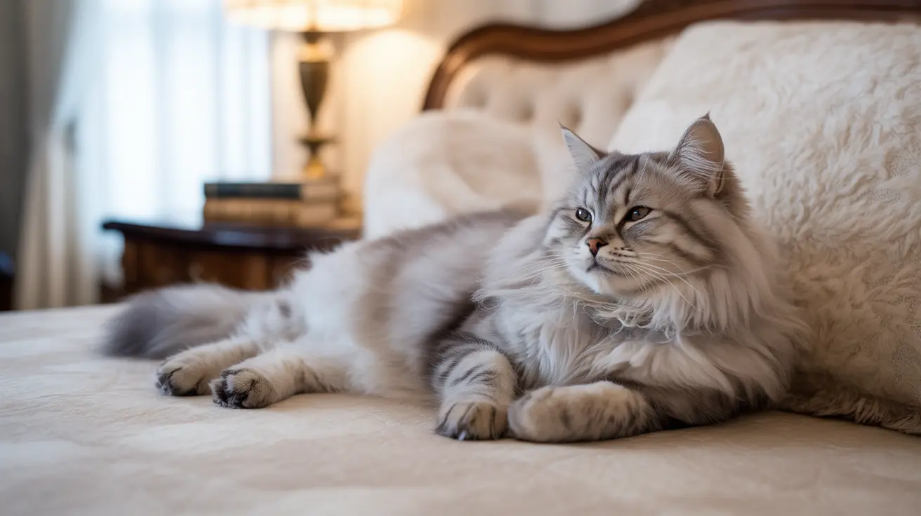 猫がベッドの足元で寝る理由と安心感