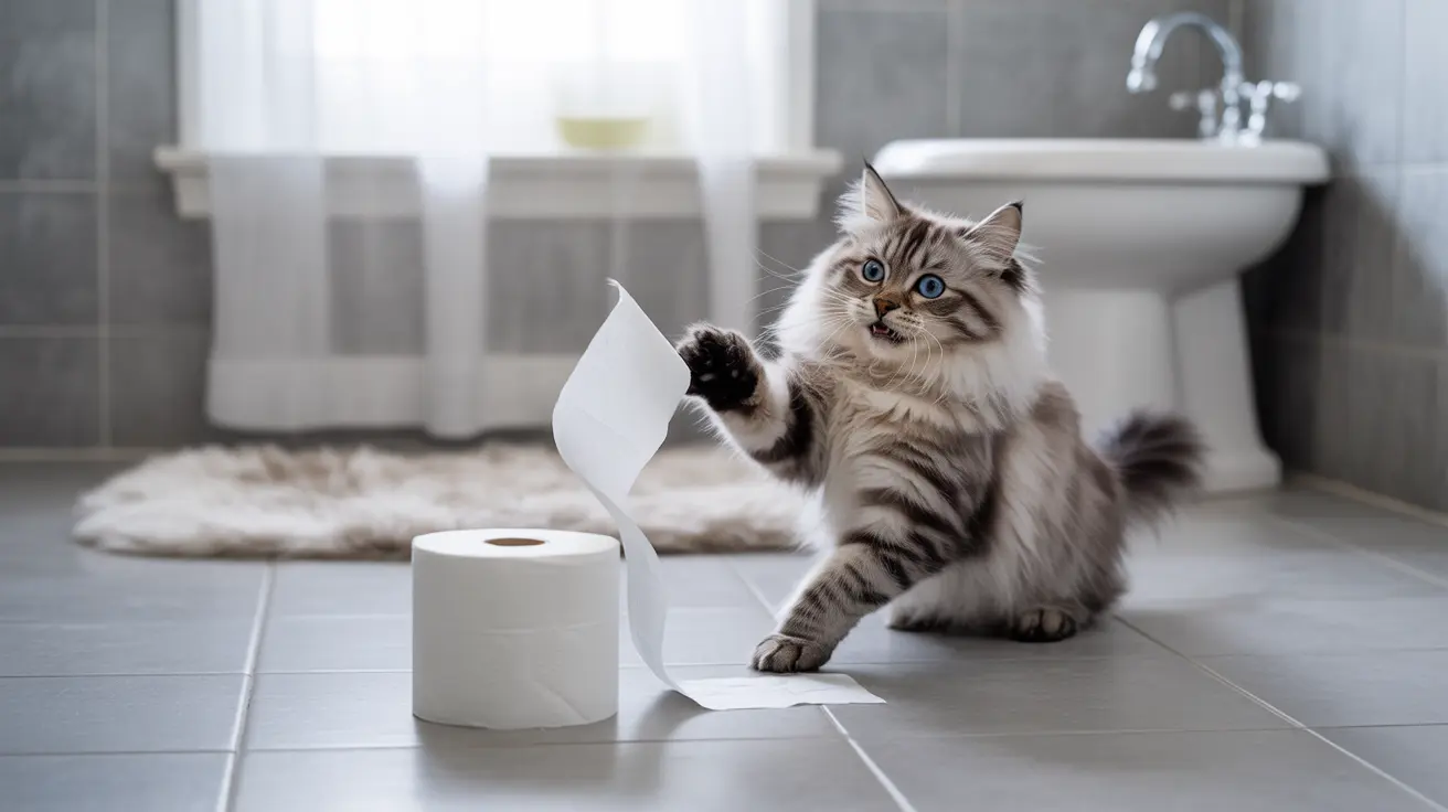 Comprendre pourquoi les chats attaquent le papier toilette