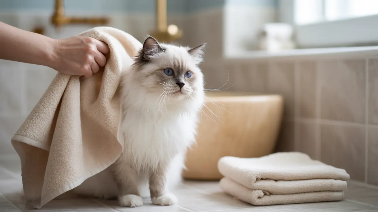 How to Dry a Cat After a Bath Safely and Effectively