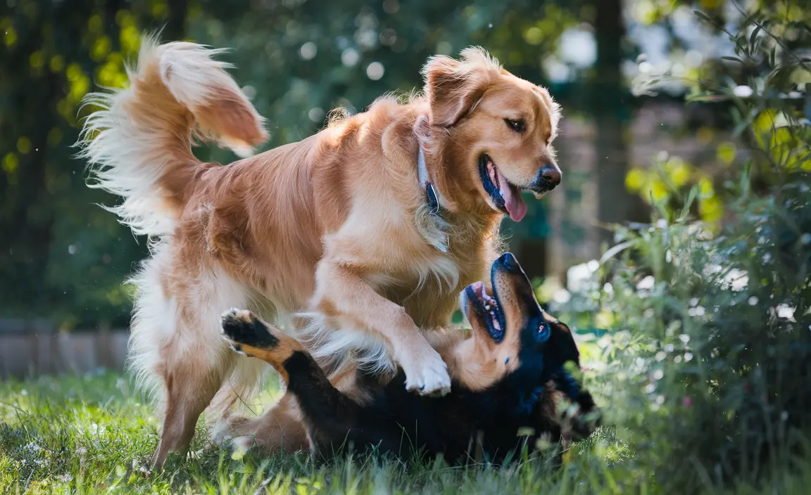 メス犬のマウンティング行動を理解する：正常と異常の見分け方