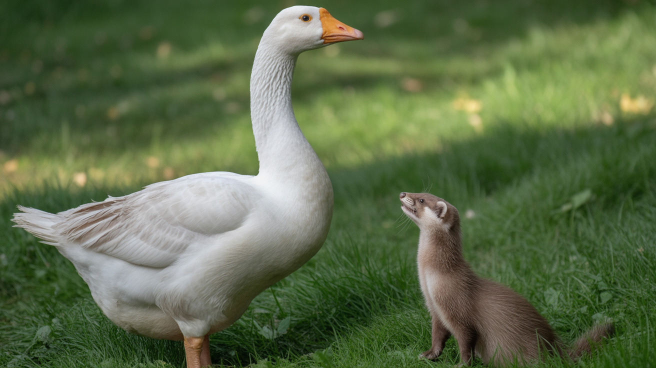 Protest against fur farming and foie gras import concessions outside UK government building