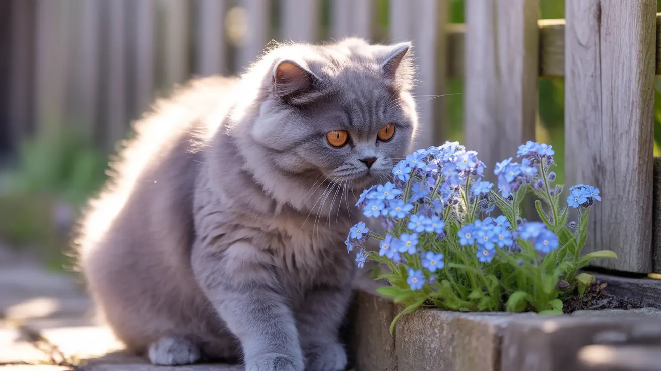 ¿Las nomeolvides son tóxicas para gatos?