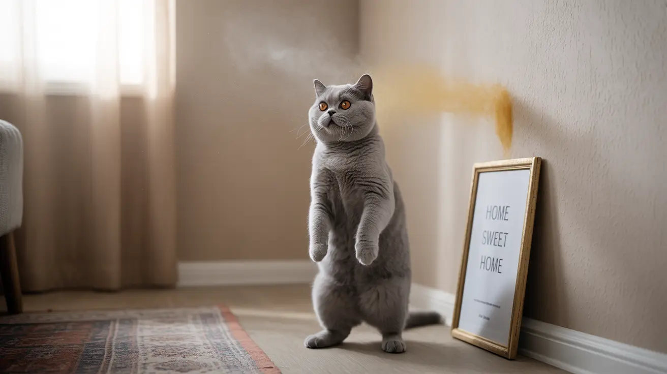 猫のスプレー行為：猫がテリトリーをマーキングする理由とやめさせる方法の理解