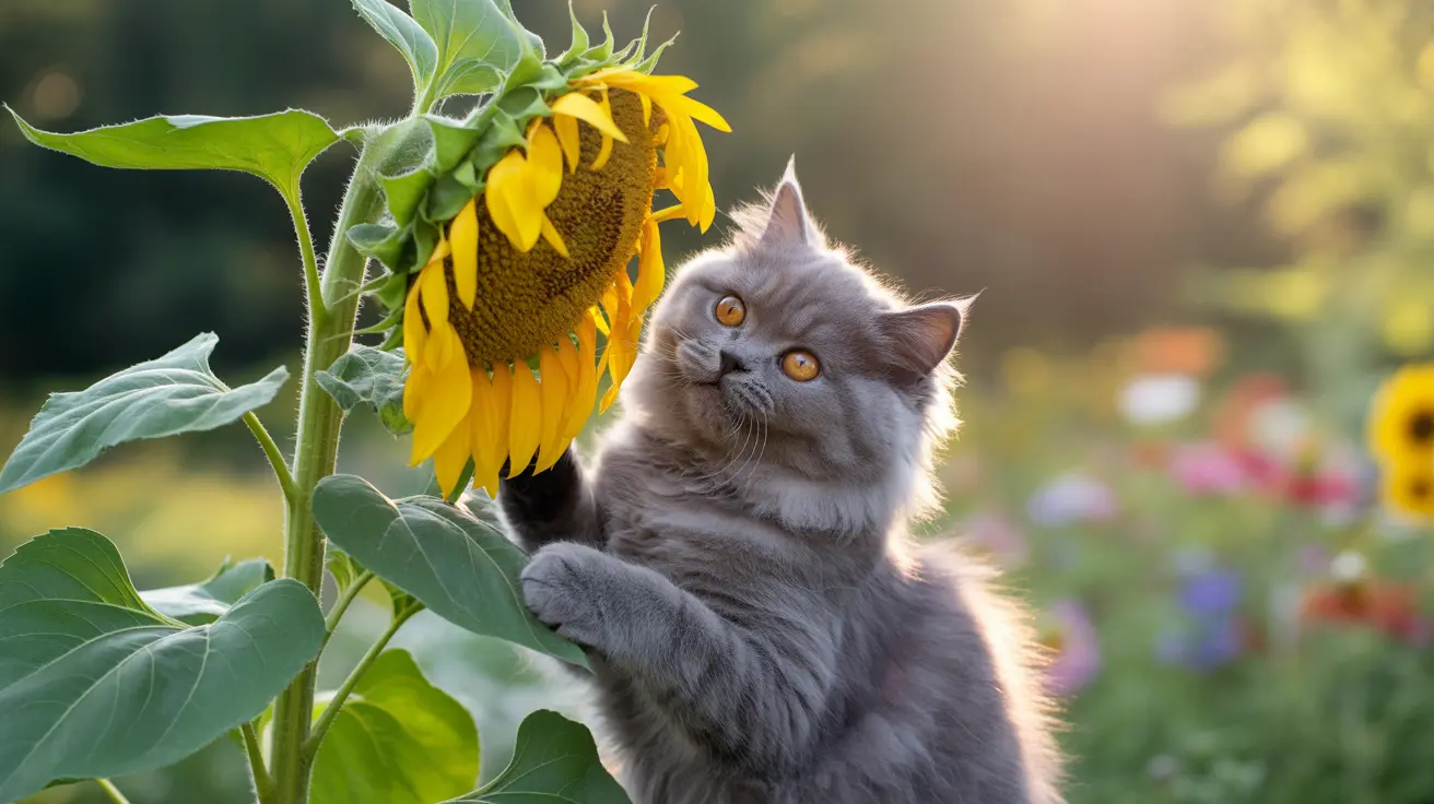 Comprendiendo la Seguridad de los Girasoles para los Gatos