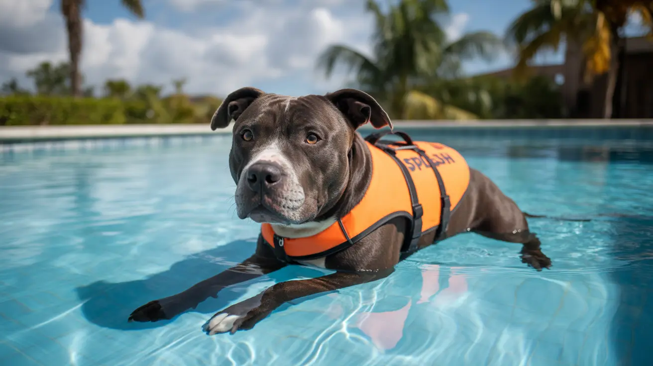 ピットブルは泳げる？水遊びの安全対策とトレーニング完全ガイド