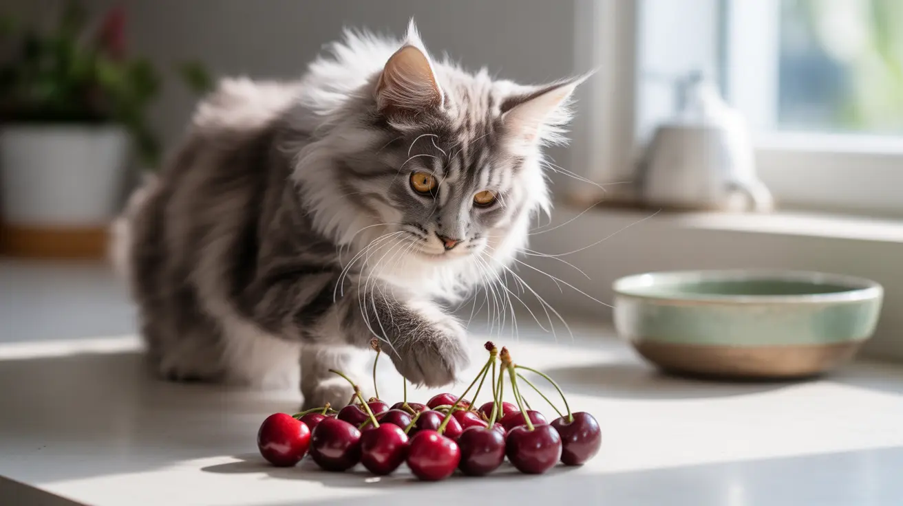 猫はさくらんぼを食べても大丈夫？猫とさくらんぼの安全ガイド