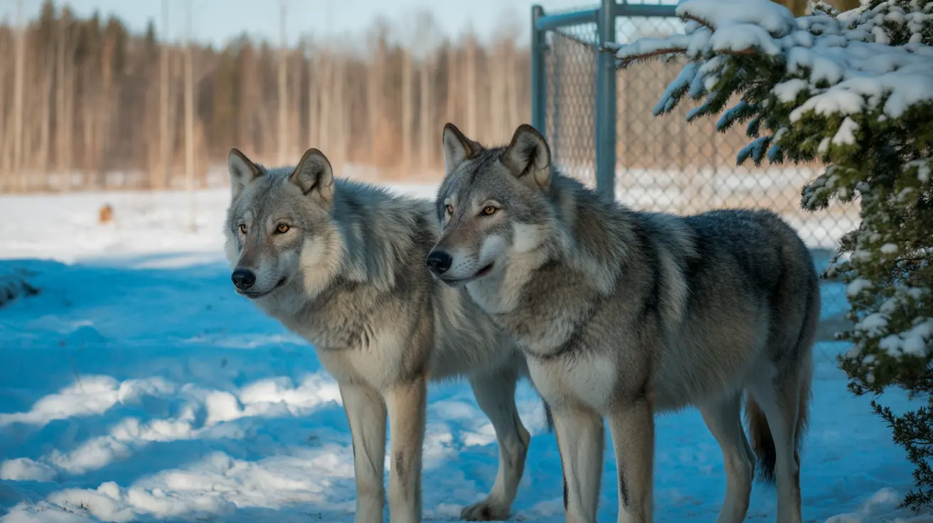 Beardsley Zoo staff caring for animals with heaters and winter bedding in cold weather