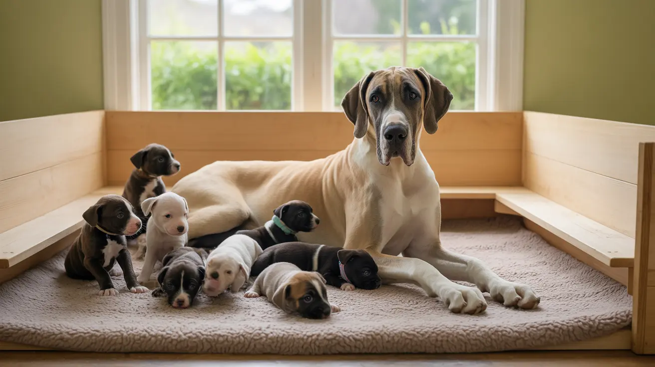 ¿Cuántos cachorros puede tener un gran danés?
