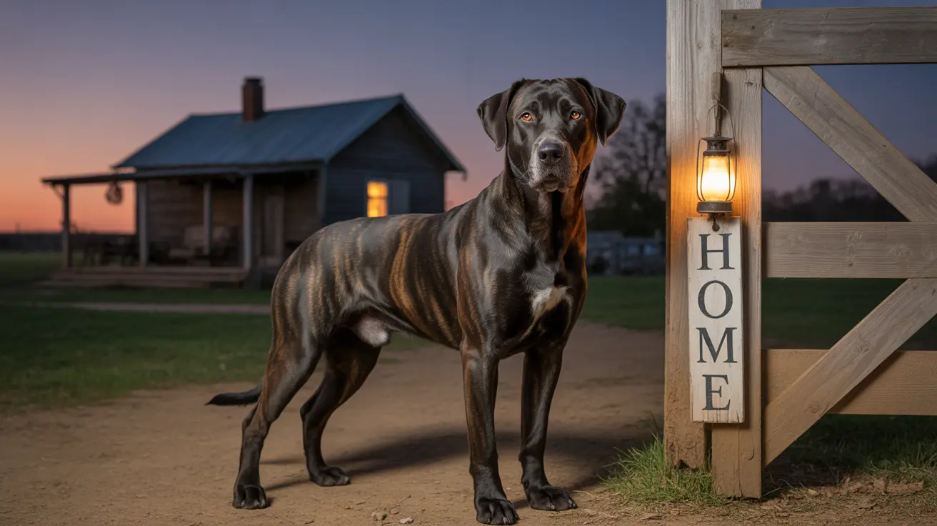Le Vrai Ancien Fidèle Vagabond : Un Black Mouth Cur du Sud