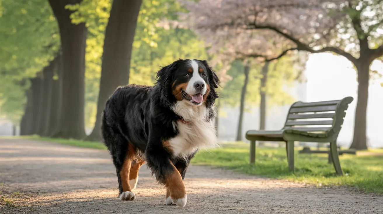 バーニーズマウンテンドッグのエネルギー量を理解する：完全運動ガイド