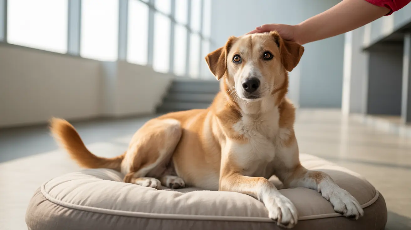 Happy adopted pets with new families after shelter adoption event