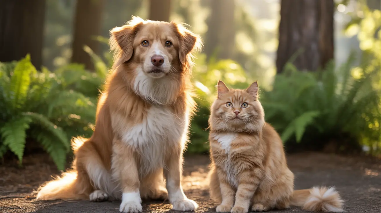 Happy dogs playing in a spacious Oregon dog park with green grass and trees