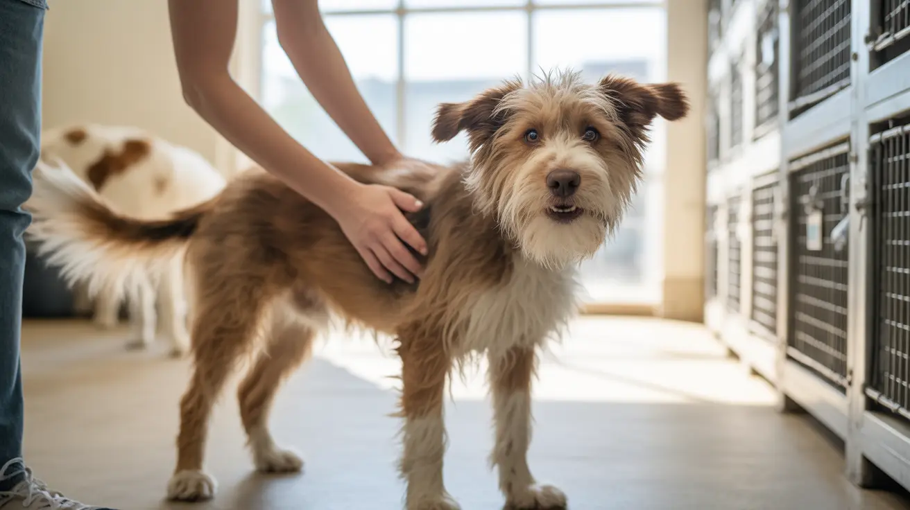 A happy dog and cat featured in a local TV pet adoption story