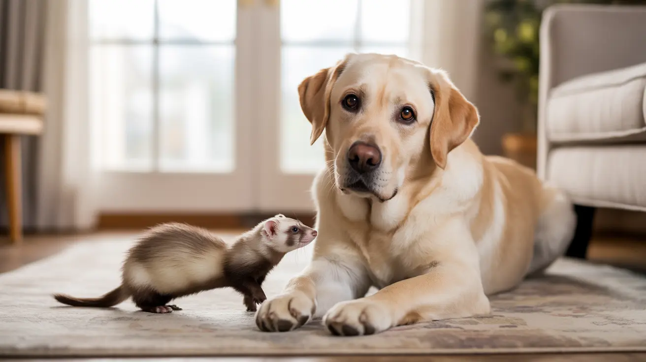 Chien et furet : cohabitation, introduction et conseils pour une harmonie réussie