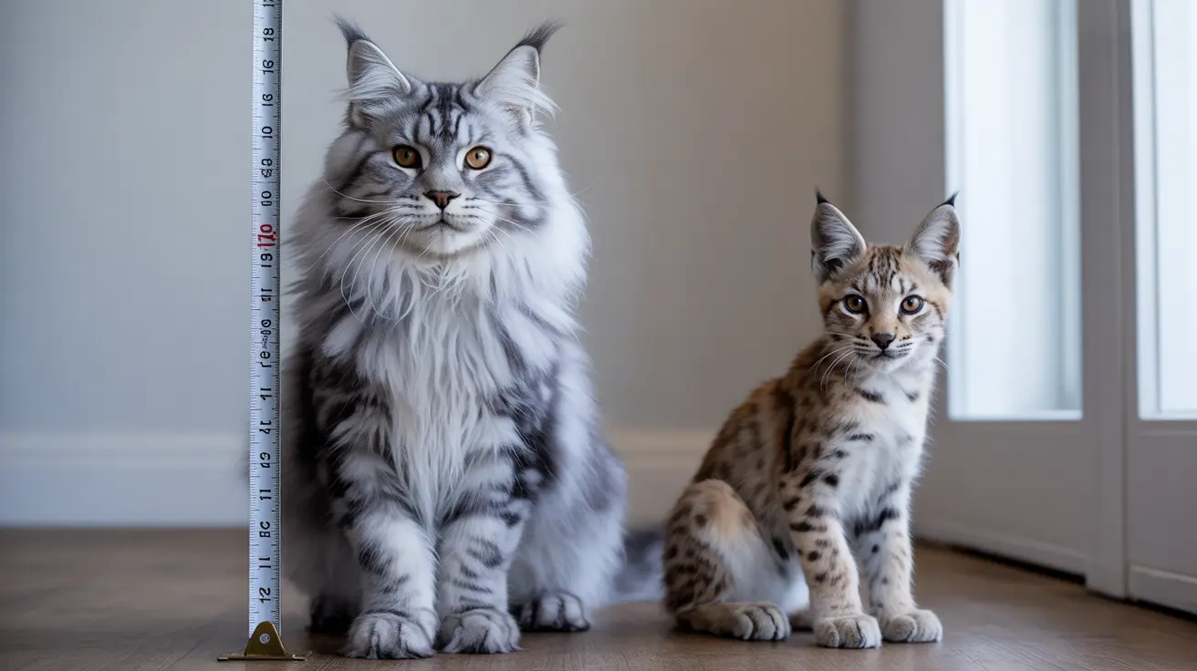 Diferencias de tamaño entre el gato montés y el doméstico