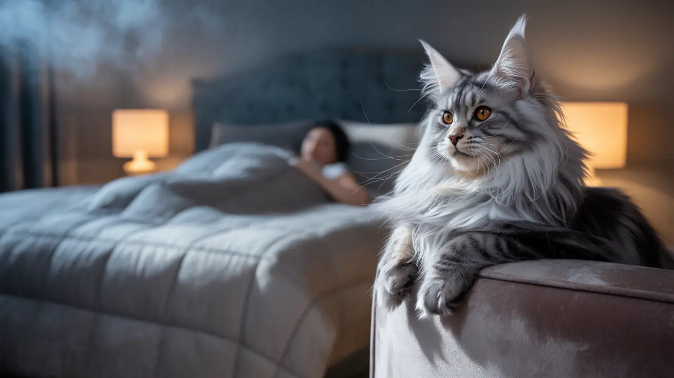 El Vínculo entre los Gatos y Sus Dueños Mientras Duermen