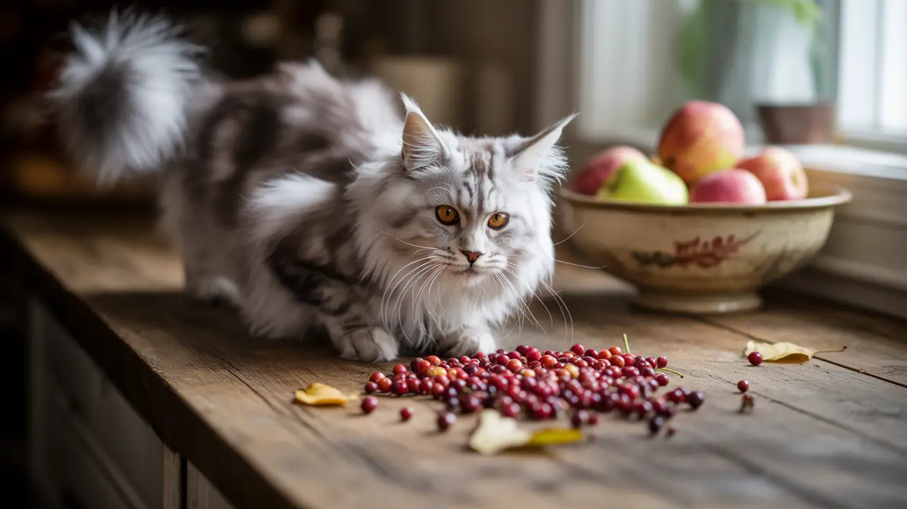 Consignes de sécurité pour donner des canneberges aux chats