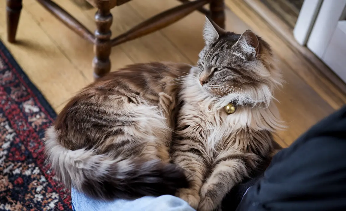 猫があなたの足の間で寝る理由：猫の快適ゾーンの秘密