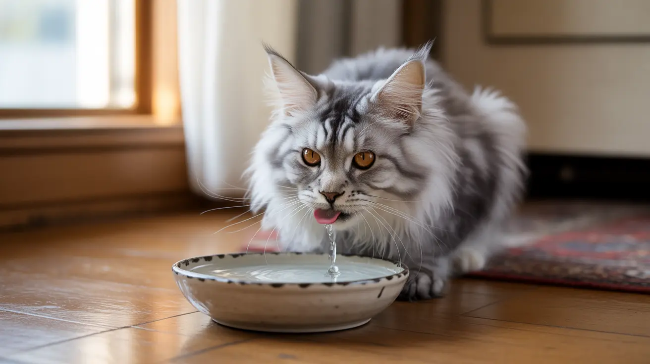 Pourquoi mon chat tousse après avoir bu de l'eau : causes et solutions