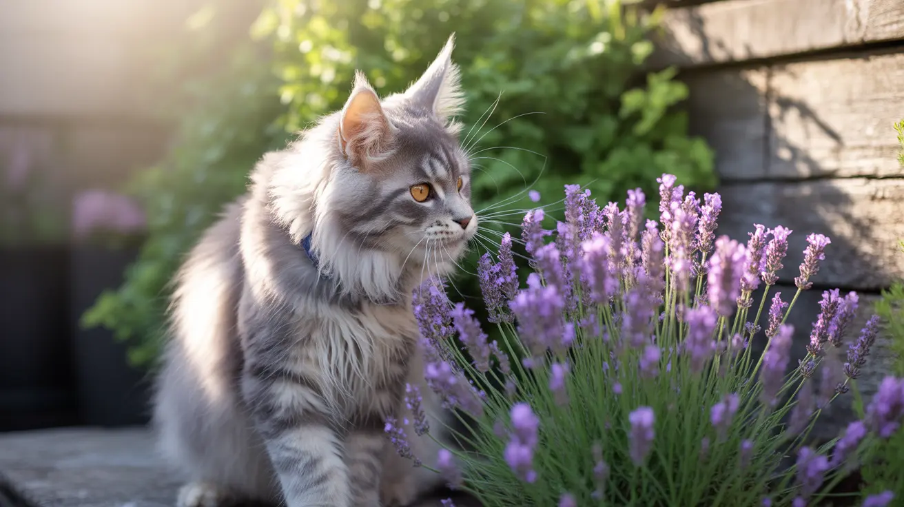 猫にとってのラベンダー中毒：リスクを理解し愛猫を守るには