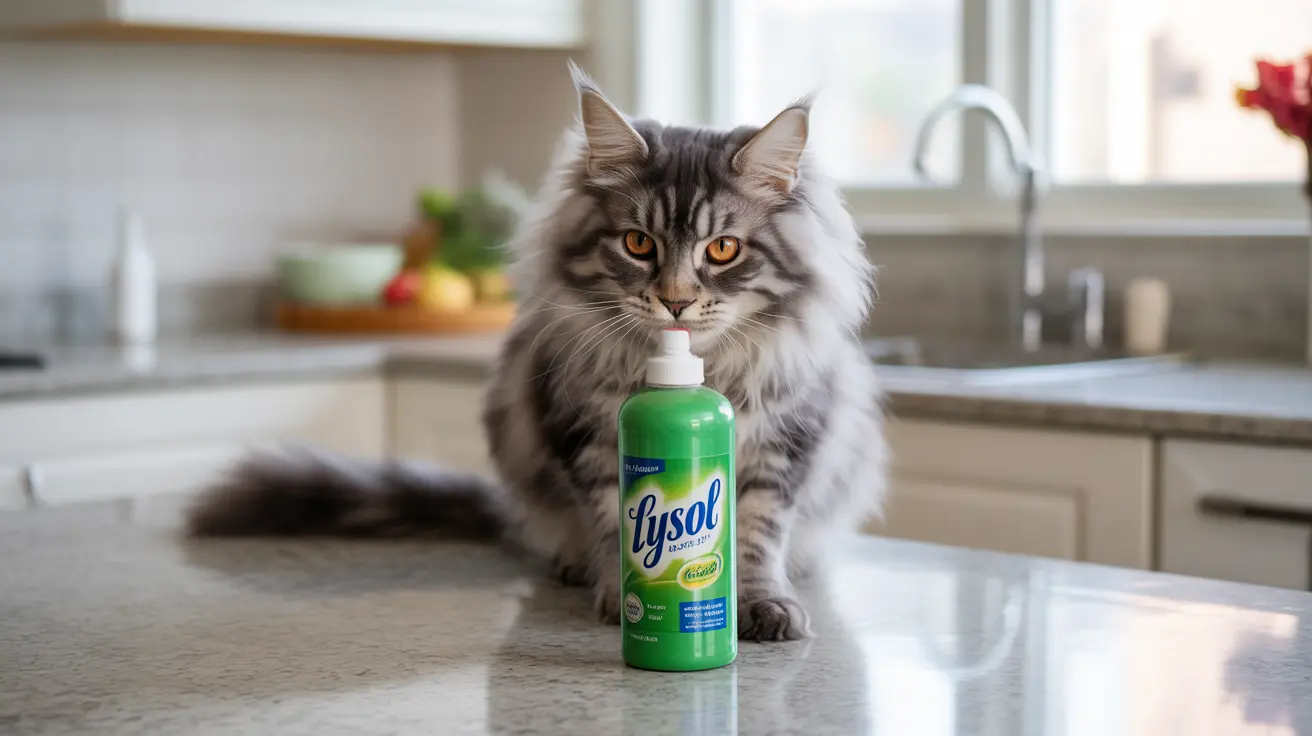 Lysol toxicité pour les chats : dangers, symptômes et solutions